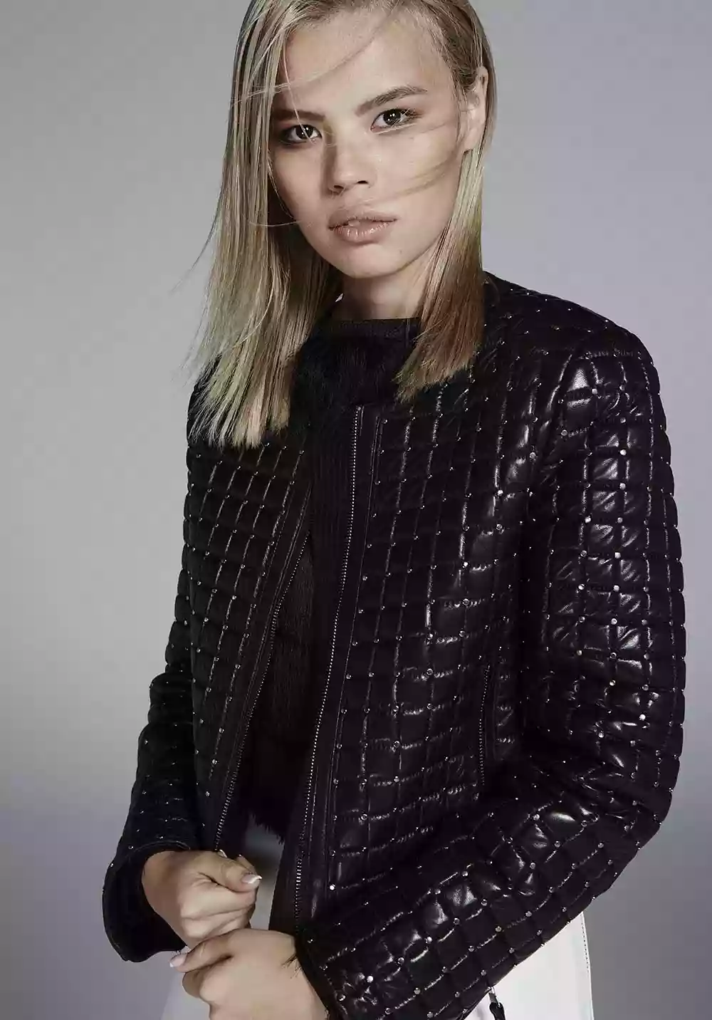Fine fur texture and women's fur fashion at Leather Bodrum